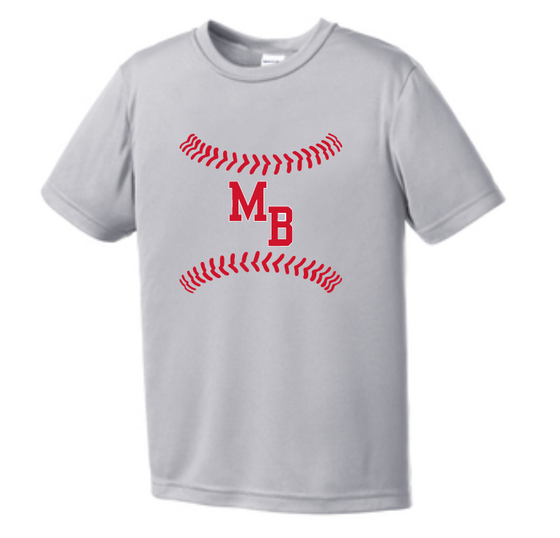 Marin Baseball Practice Shirt-Grey