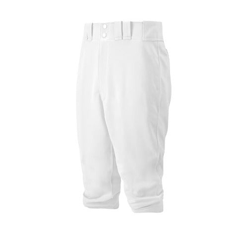 MIZUNO BASEBALL SHORT PANT YOUTH ( KNICKER ) WHITE T & B Sports