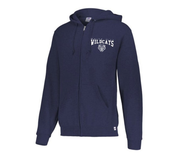 White Hill Spirit Wear Full Zip Hoodie - Adult