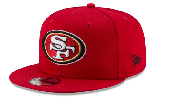 New Era 49ers Snap Back Hat-Red