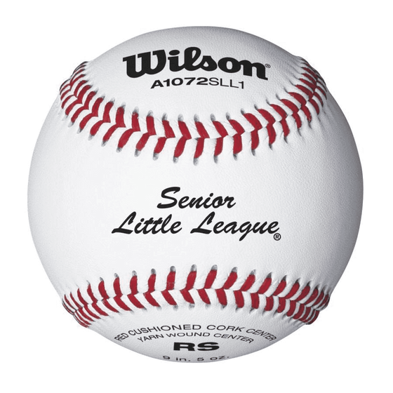 Wilson A1072 Senior League Baseball
