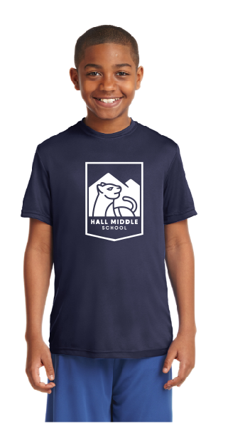 Hall Middle School Spirit Wear Dri Fit T-Shirt