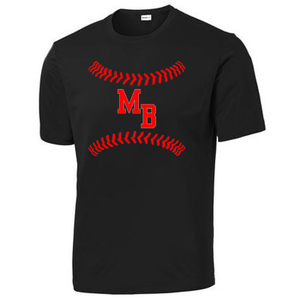 Marin Baseball Practice Shirt-BLACK