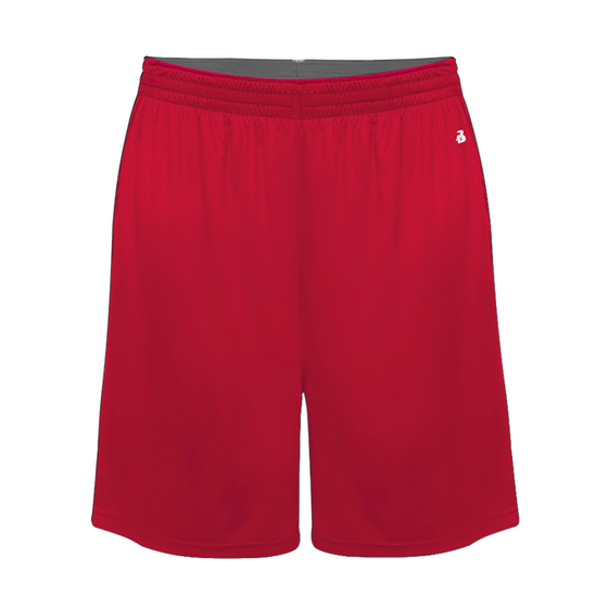 Youth Softlock Athletic Shorts-Red